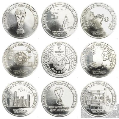 Лот: 22049522. Фото: 1. Катар 1 риал 2022 года. ЧМ по... Ближний восток