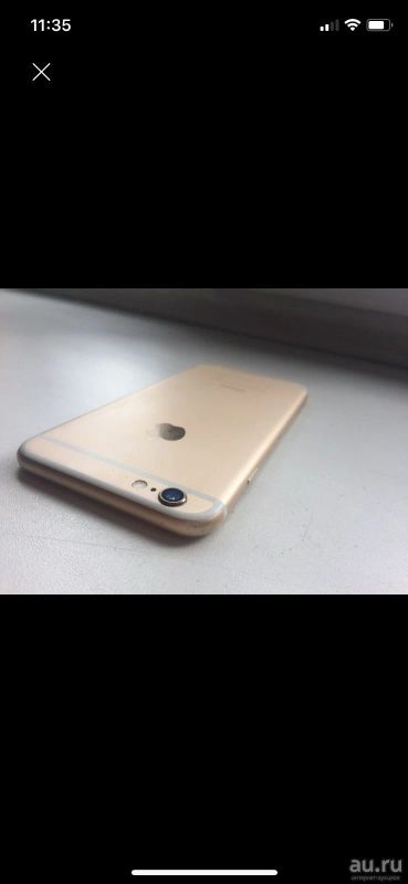 Лот: 13798129. Фото: 1. iPhone 6 64gb gold. Смартфоны
