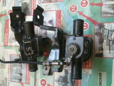 Лот: 11117388. Фото: 1. Кран печки Honda Civic Ferio ES1... Двигатель и элементы двигателя