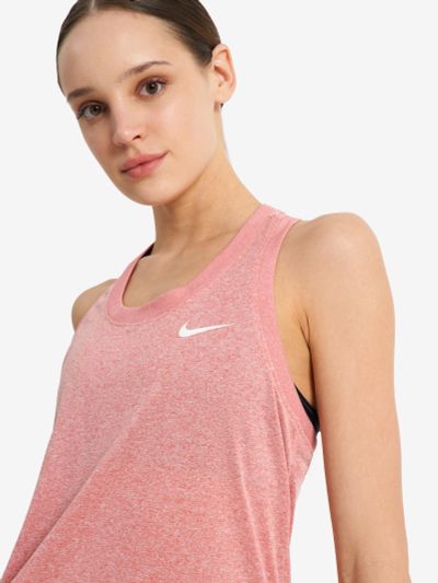Лот: 22408392. Фото: 1. Майка женская Nike Dri-Fit, Розовый. Топы, майки