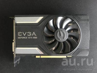 Лот: 18160033. Фото: 1. Видеокарта EVGA GeForce GTX 1060... Видеокарты
