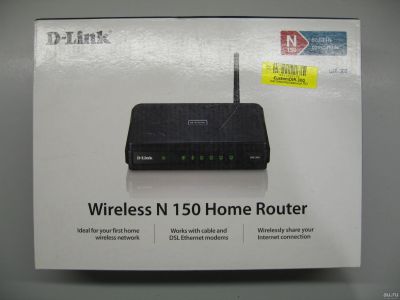 Лот: 18309595. Фото: 1. Роутер D-Link DIR-300/NRU/B5 N150. Маршрутизаторы (роутеры)
