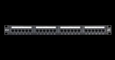 Лот: 2155447. Фото: 1. Патч-панель Netlan 19", 1U, 24... Сетевые кабели