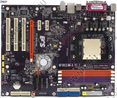 Лот: 2389355. Фото: 1. ECS NForce4M-A V3.0. Материнские платы