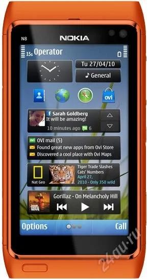 Лот: 959712. Фото: 1. Nokia N8-00. Смартфоны