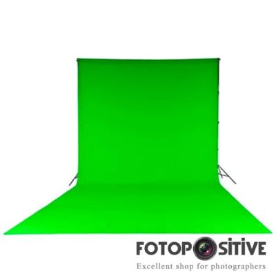 Лот: 3849906. Фото: 1. Нетканый фон 3x6м, зеленый. Вспышки, осветители, рассеиватели