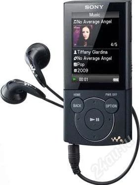Лот: 1183998. Фото: 1. Sony NWZ-E444 Walkman - 8Gb Black. Плееры
