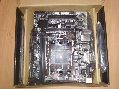 Лот: 15668253. Фото: 1. С рубля! Материнская плата Gigabyte... Материнские платы