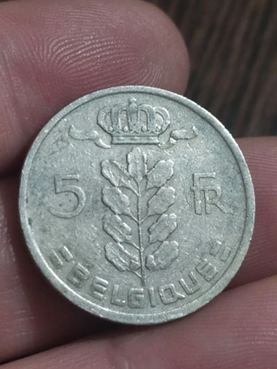 Лот: 18920594. Фото: 1. Бельгия. 5 франков. 1950г. Европа