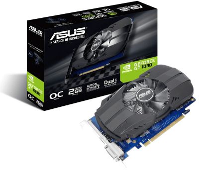 Лот: 13738905. Фото: 1. Видеокарта Asus GT 1030. Видеокарты