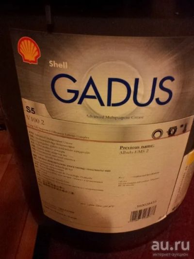 Лот: 8752190. Фото: 1. Смазка Shell Gadus S5 V100 2. Масла, жидкости
