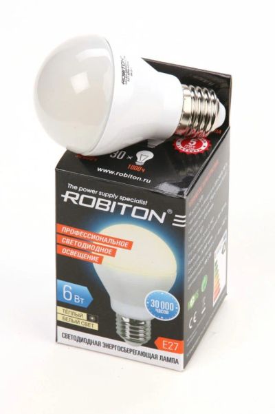 Лот: 8010509. Фото: 1. Лампа светодиодная Robiton LED... Другое освещение