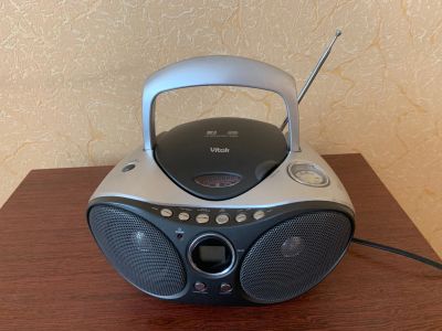 Лот: 17302246. Фото: 1. Бумбокс Vitek CD, MP3, AUX, Радио. Портативные, беспроводные колонки