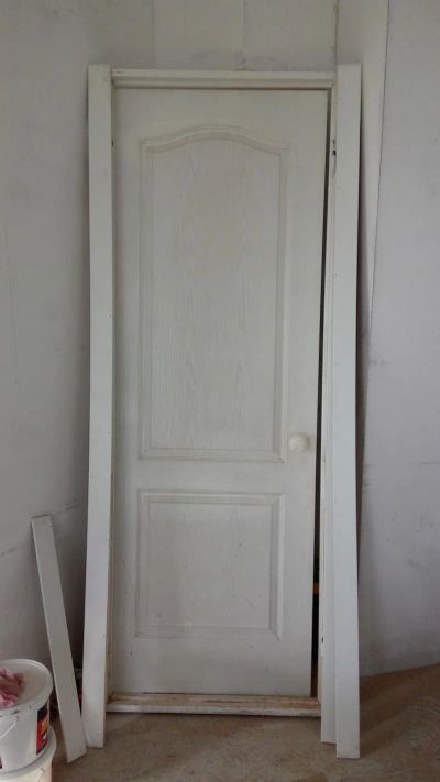 Лот: 9206210. Фото: 1. Дверь белая. Двери межкомнатные