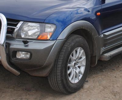 Лот: 5065730. Фото: 1. Литье Pajero с резиной. Шины на дисках