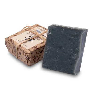 Лот: 13972786. Фото: 1. Мыло угольное «Black Stone», Бородист... Уход за телом