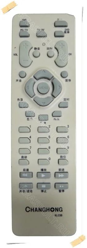 Лот: 15906999. Фото: 1. Пульт CHANGHONG KLC3B, CHD-TM201E3. Пульты ДУ
