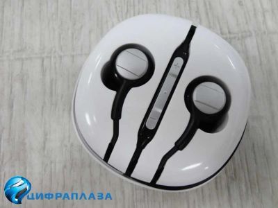 Лот: 14500896. Фото: 1. Гарнитура iPhone 5 Copi черно-серебристая... Красноярск
