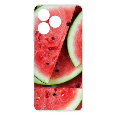 Лот: 25540355. Фото: 1. Чехол Krutoff Clear Case "Арбуз... Чехлы, бамперы