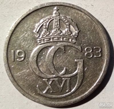 Лот: 1693014. Фото: 1. 50 эре 1983 год. Швеция. Европа