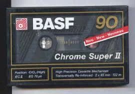 Лот: 4099333. Фото: 1. Кассета аудио хромовая. BASF Chrome... Другое (аксессуары)