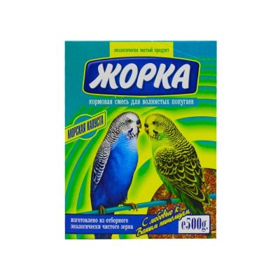 Лот: 10400659. Фото: 1. Корм жорка для волнистых попугаев... Корма