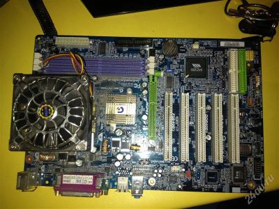 Лот: 2239770. Фото: 1. Материнская плата GIGABYTE GA-7VT600... Материнские платы