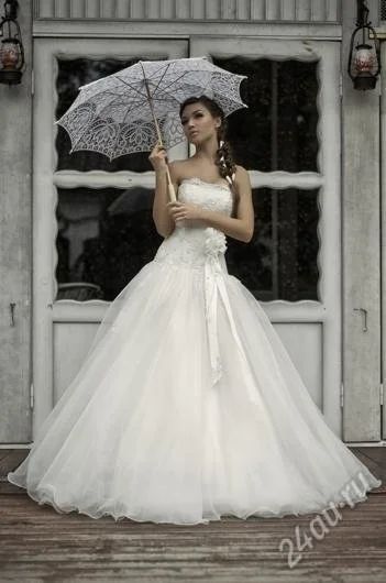 Лот: 1805543. Фото: 1. Изящное свадебное платье "Сашенька... Свадебные платья