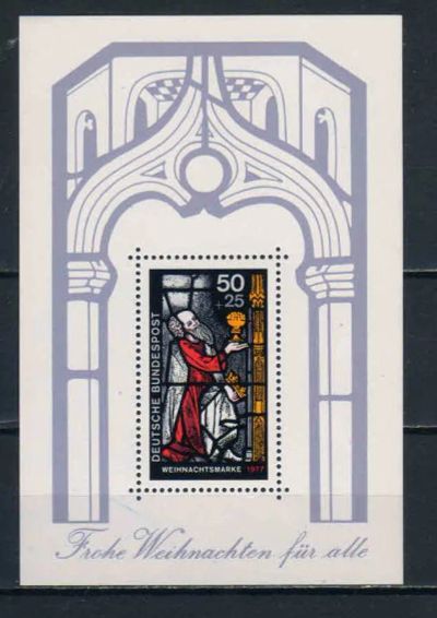 Лот: 20825052. Фото: 1. 1977. Германия. Рождественская... Марки