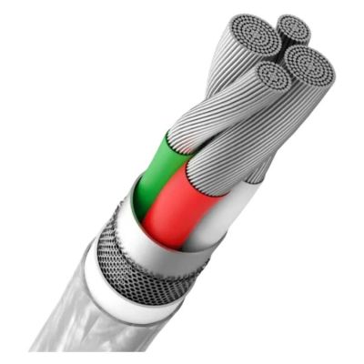 Лот: 25633532. Фото: 1. Кабель LYAMBDA USB MFI Type-A... Дата-кабели, переходники