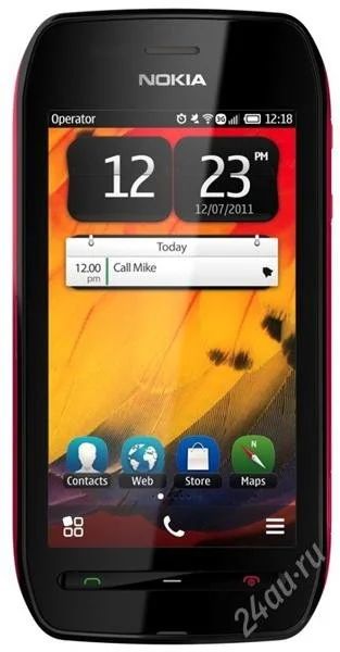 Лот: 2353731. Фото: 1. Сотовый телефон Nokia 603 White... Смартфоны