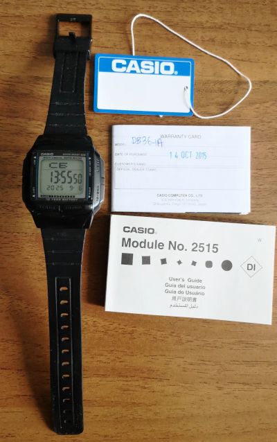 Лот: 25727377. Фото: 1. Наручные часы Casio DB36-1A. Оригинальные наручные часы