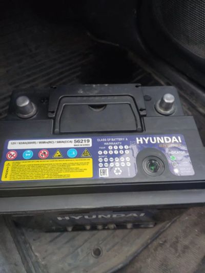 Лот: 21096219. Фото: 1. Аккумулятор hyundai. Аккумуляторы