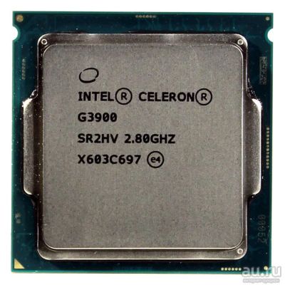 Лот: 13466019. Фото: 1. Процессор Intel celeron G3900... Процессоры