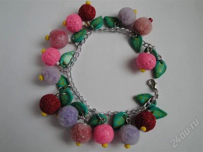 Лот: 327778. Фото: 1. Изделие из полимерной глины,браслет... Браслеты