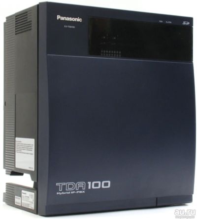 Лот: 8224828. Фото: 1. АТС Panasonic KX TDA-100 с IP-GW4E... АТС