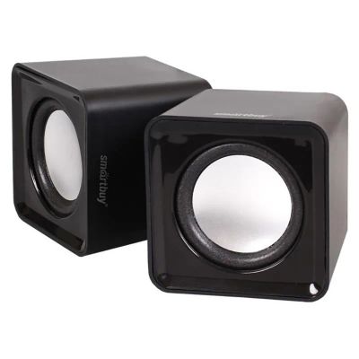 Лот: 24610172. Фото: 1. Колонки SmartBuy Mini, 2.0, чёрные... Акустические системы