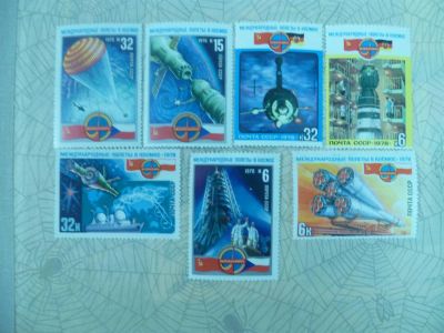 Лот: 3149148. Фото: 1. 1978.международные полеты в космос. Марки