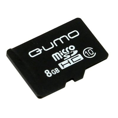 Лот: 10329692. Фото: 1. MicroSD 8 Gb Qumo без адаптера... Карты памяти