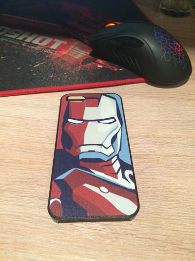 Лот: 7185343. Фото: 1. Чехол IRON MAN для iphone 5/5s. Чехлы, бамперы