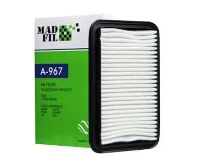 Лот: 24372399. Фото: 1. Фильтр воздушный A-967 Madfil. Расходные материалы