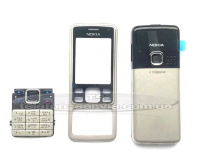 Лот: 12639794. Фото: 1. Nokia 6300 корпус хром. Корпуса, клавиатуры, кнопки