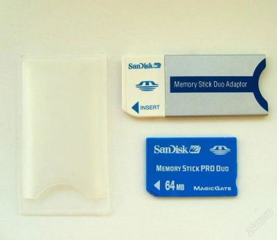 Лот: 66211. Фото: 1. Adaptor Memory Stick Duo+Memory... USB-флеш карты
