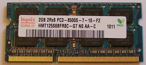 Лот: 6183525. Фото: 1. Память для ноутбука Hynix DDR3-1066... Оперативная память