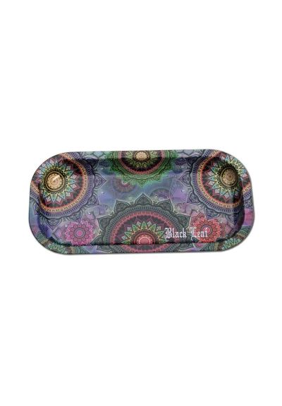 Лот: 16364286. Фото: 1. Поднос 'Black Leaf' Mandala Mixing... Аксессуары и запчасти для кальянов