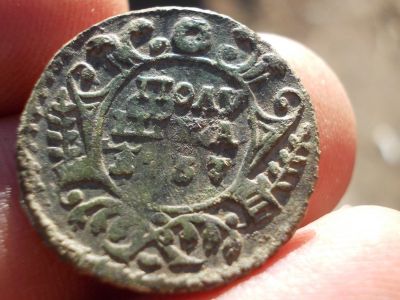 Лот: 14803889. Фото: 1. Красивая редкая полушка 1737 года... Россия до 1917 года