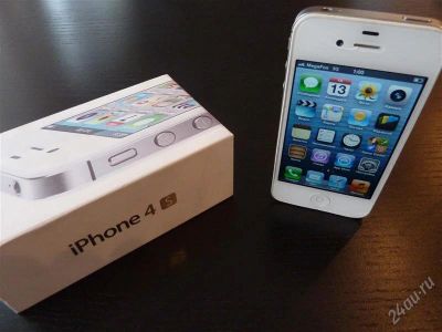 Лот: 2702474. Фото: 1. iphone 4 s 16Gb white original... Смартфоны