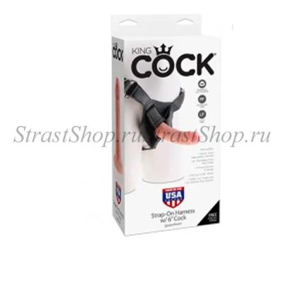 Лот: 19967001. Фото: 1. Страпон Strap-on Harness 6&quot... Игрушки