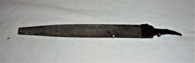 Лот: 10855904. Фото: 1. Напильник с чёрной ручкой. Ручной инструмент