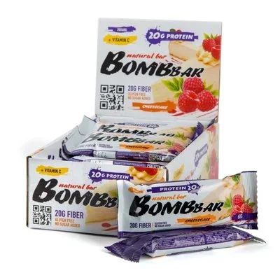 Лот: 12537345. Фото: 1. Протеиновый батончик Bombbar... Диетическое питание